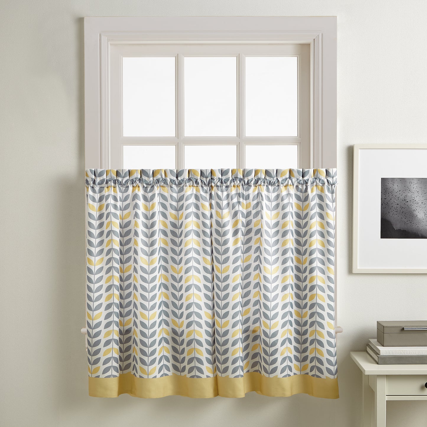 Curtainworks Savannah Eyelet Tier Gold