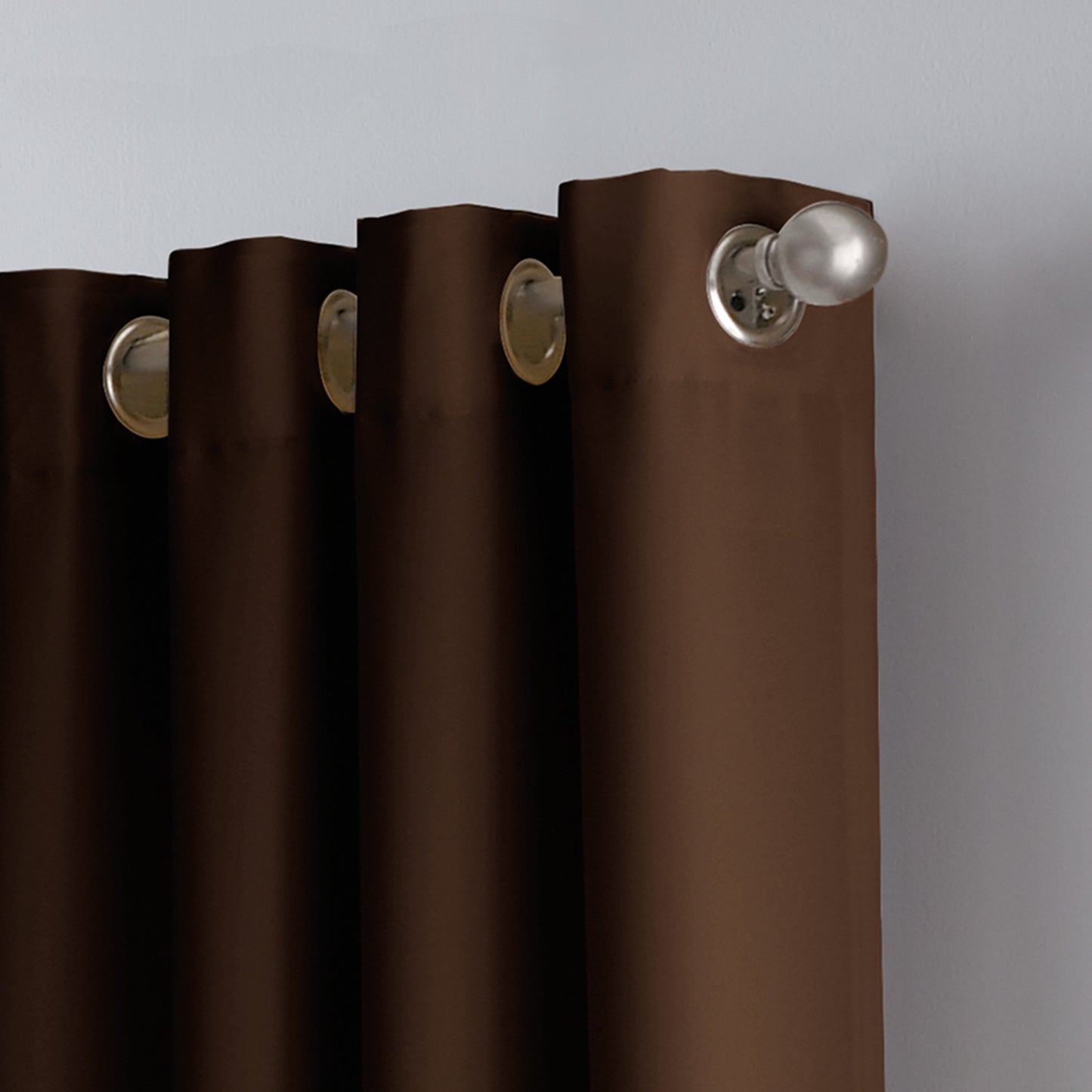 curtainworks kendall blackout curtain chocolate-beige