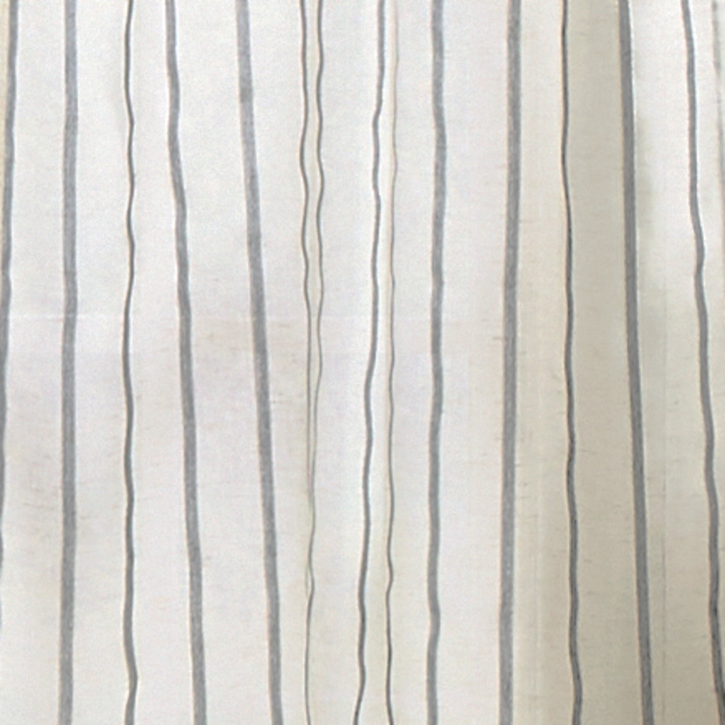 Martha Stewart Laguna Stripe Valance & Tiers Grey