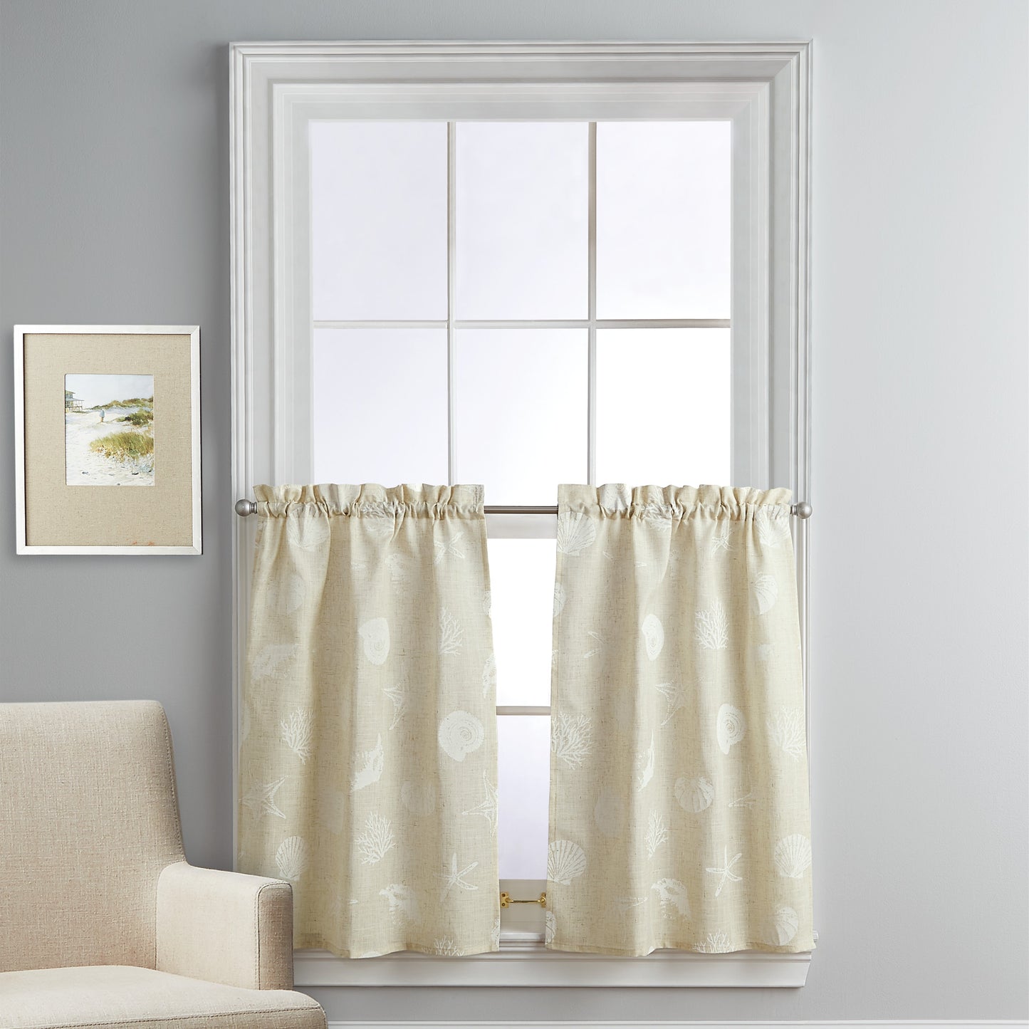 Destinations Seashells Tier Pair Linen