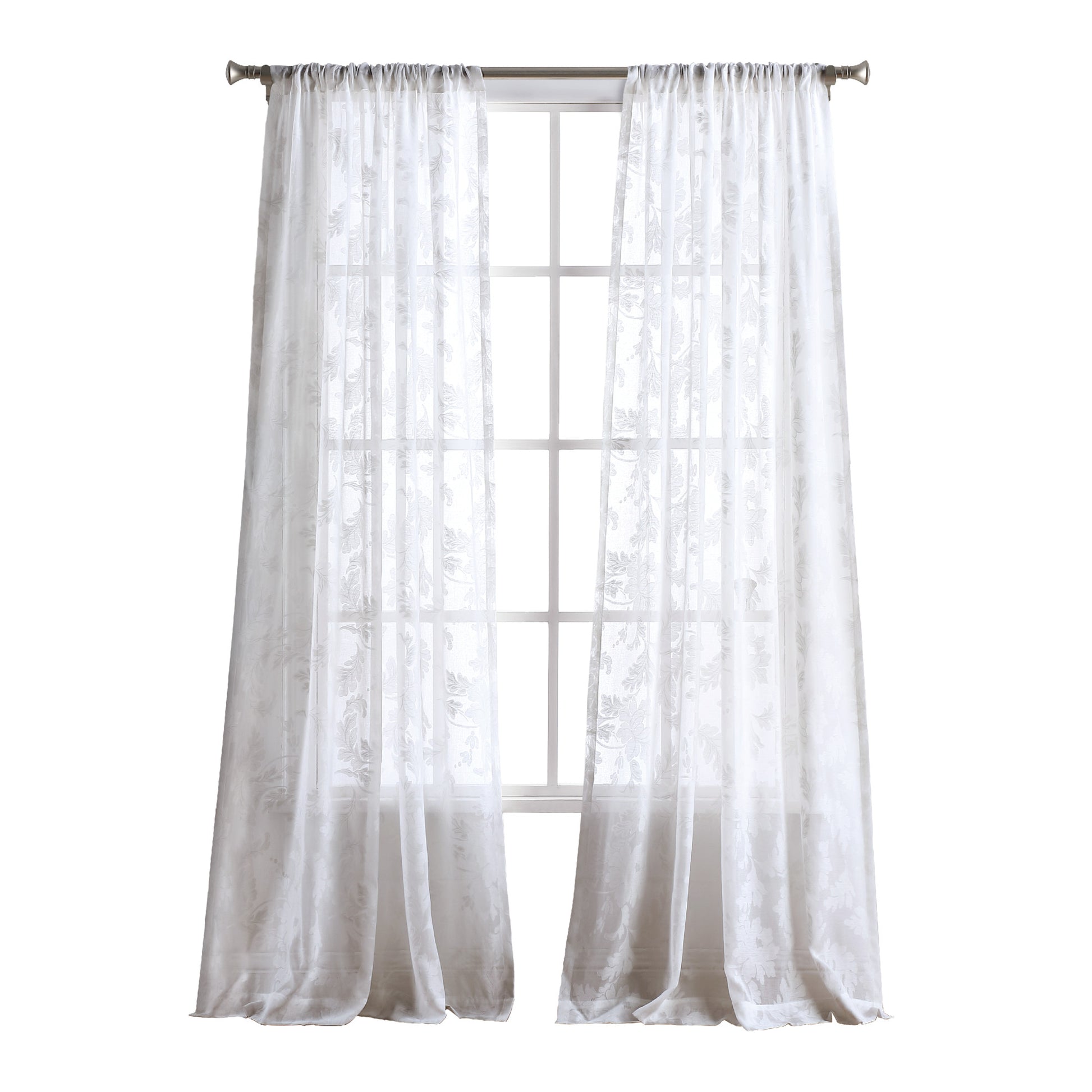 Martha Stewart Aster Acanthus Curtain Panel Pair