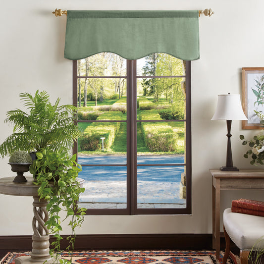 Martha Stewart Lucca Velvet Valance