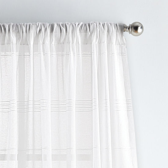 Martha Stewart Delicate Stripe Curtain Panel Pair – decoratd