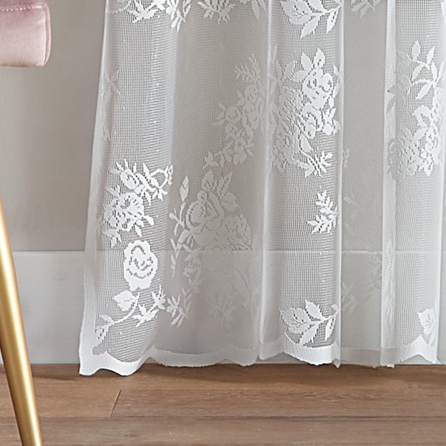 Curtainworks Sibella Lace Curtain Panel Pair