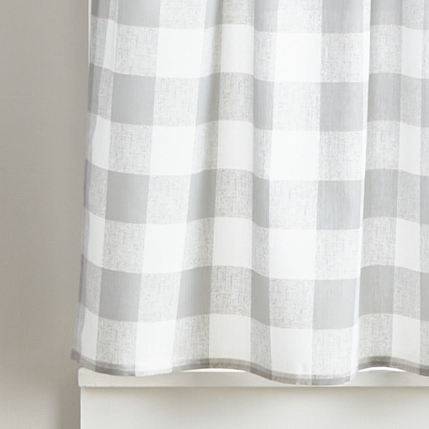 Curtainworks Buffalo Check Valance and Tiers