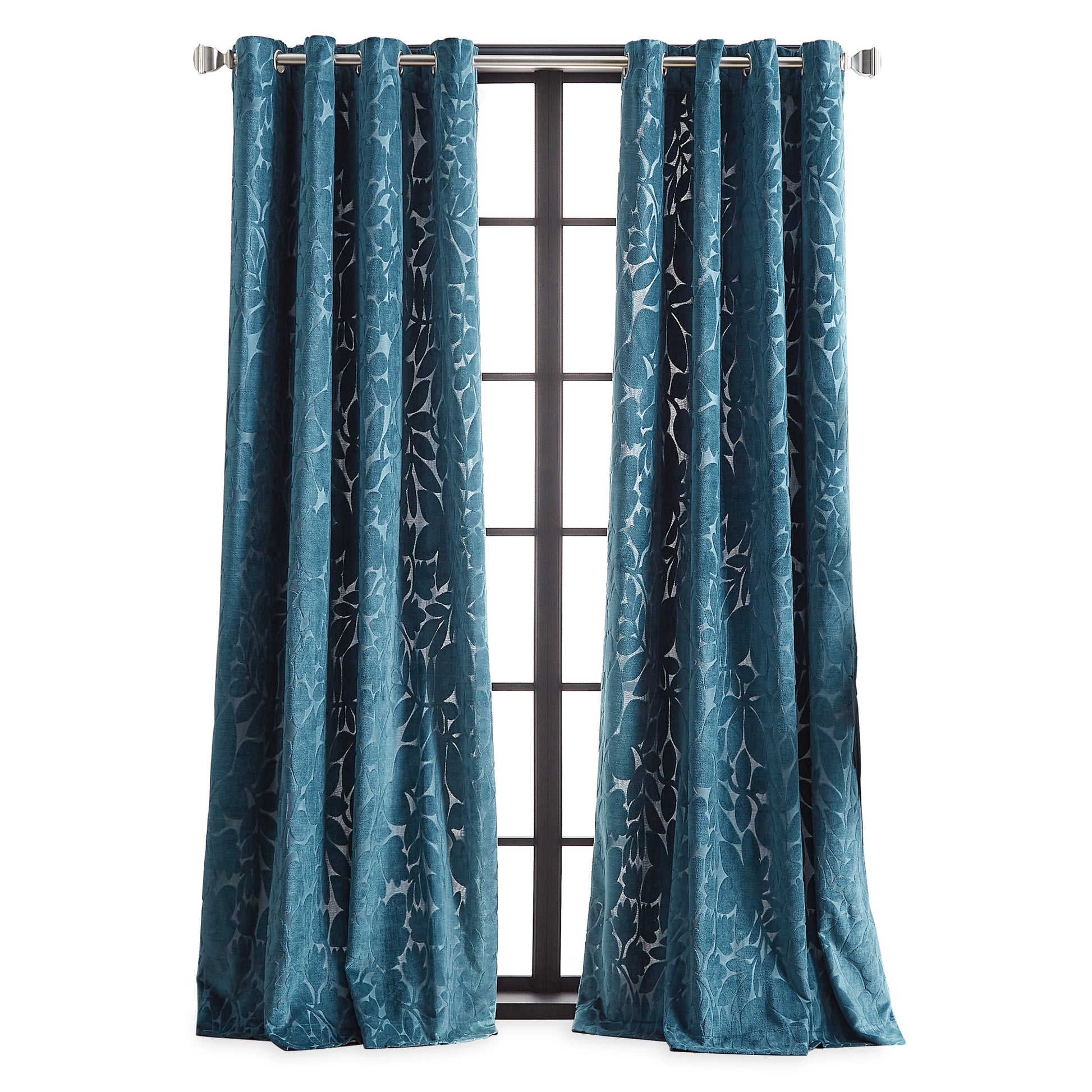 Martha Stewart Sherwood Velvet Curtain Panel