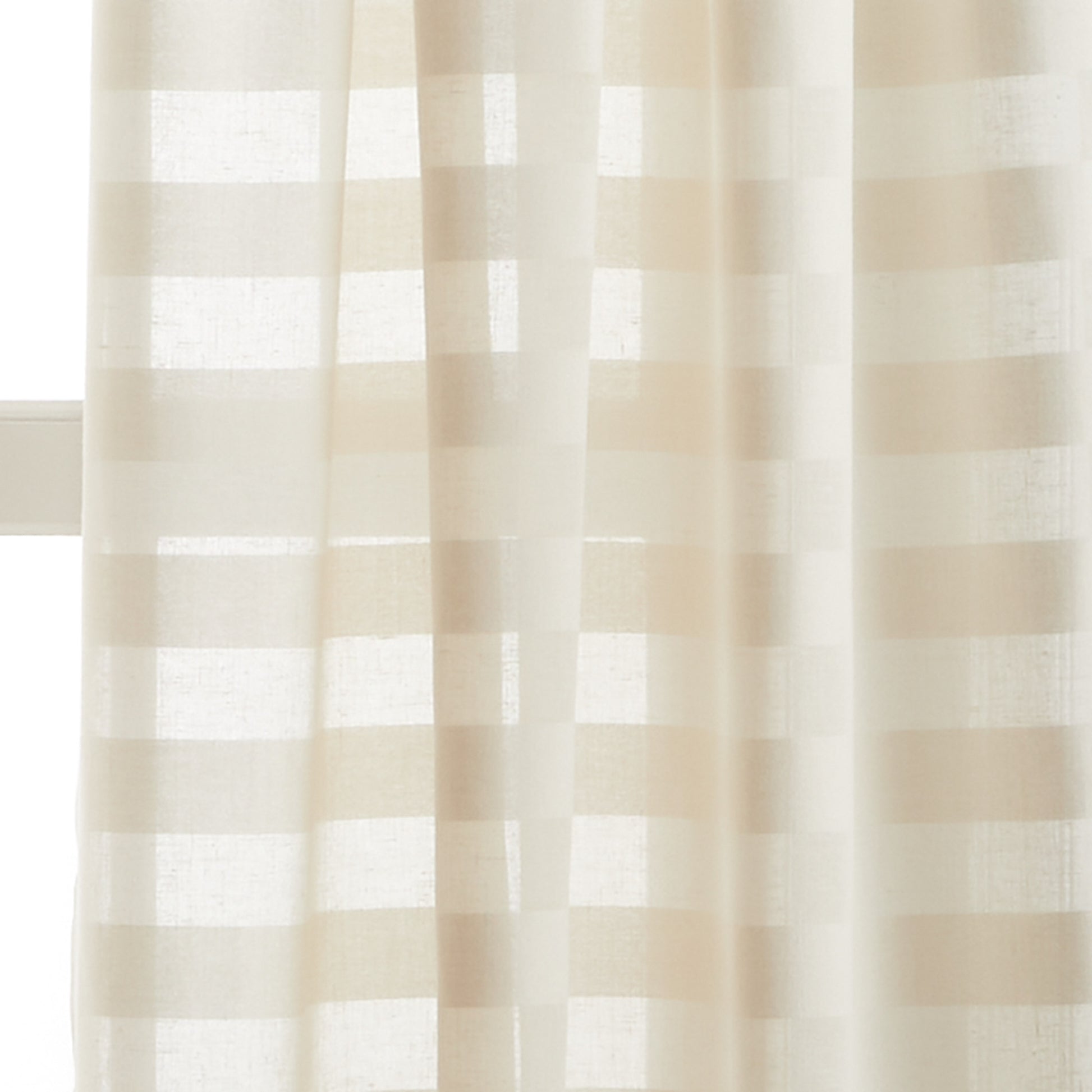 Martha Stewart Sandy Sheer Curtain Panel