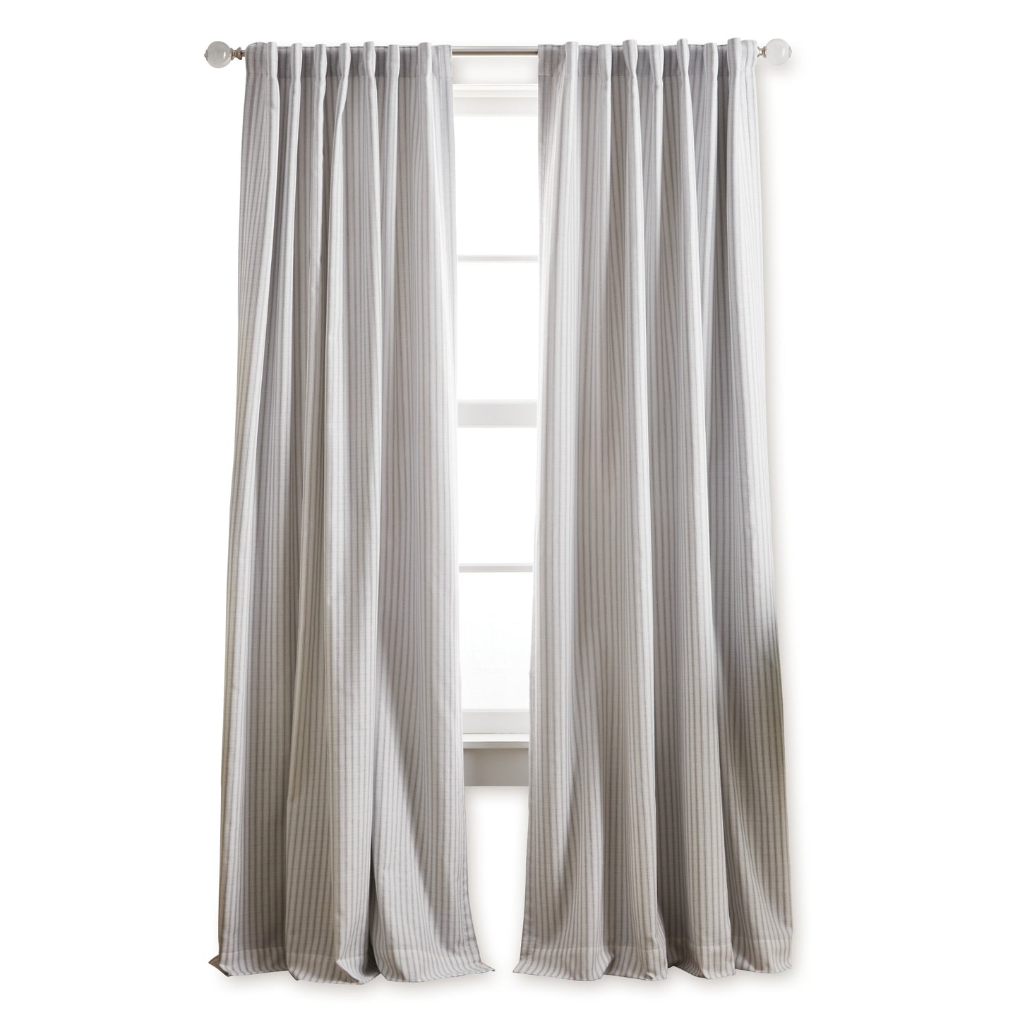 Martha Stewart Ticking Stripe Curtain Panel