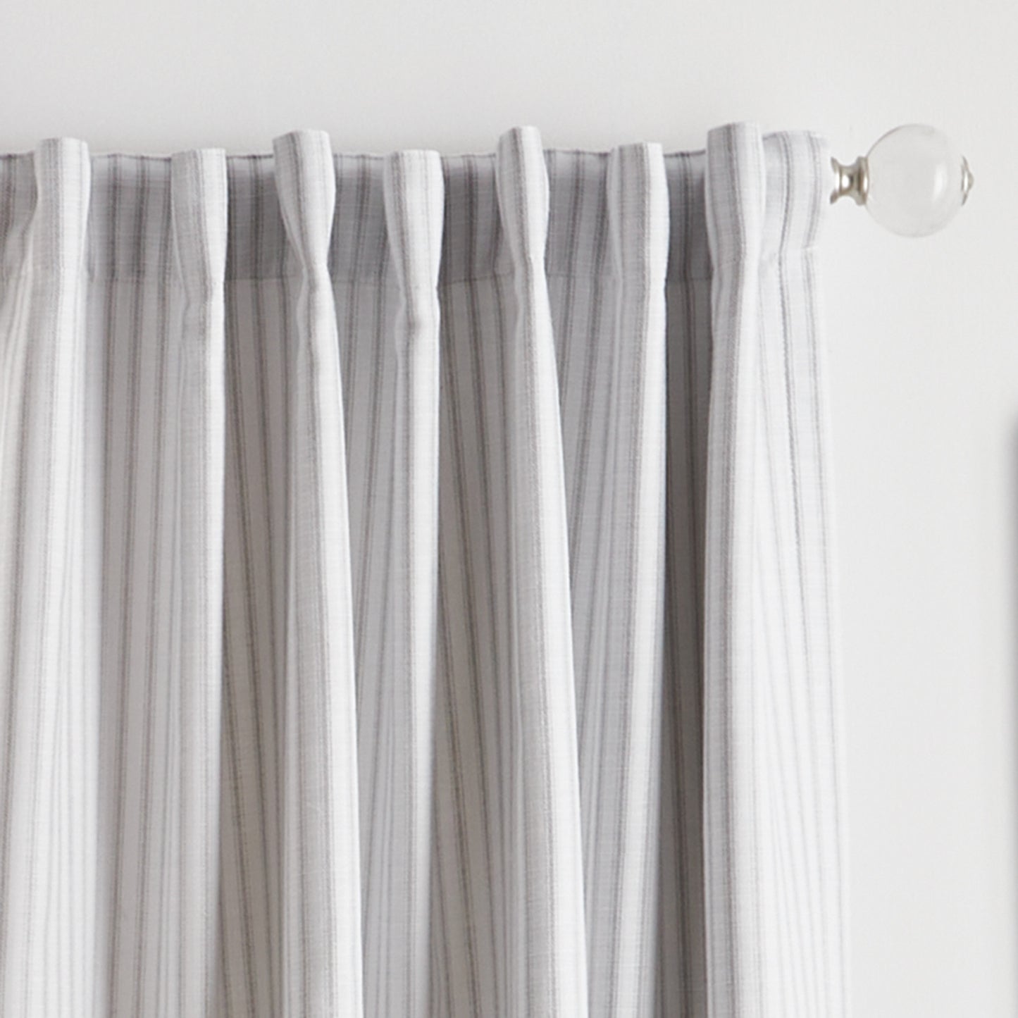 Martha Stewart Ticking Stripe Curtain Panel
