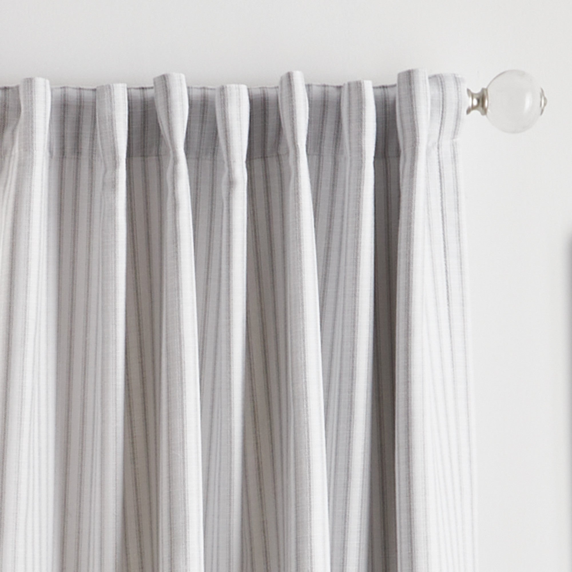 Martha Stewart Ticking Stripe Curtain Panel Pair – decoratd