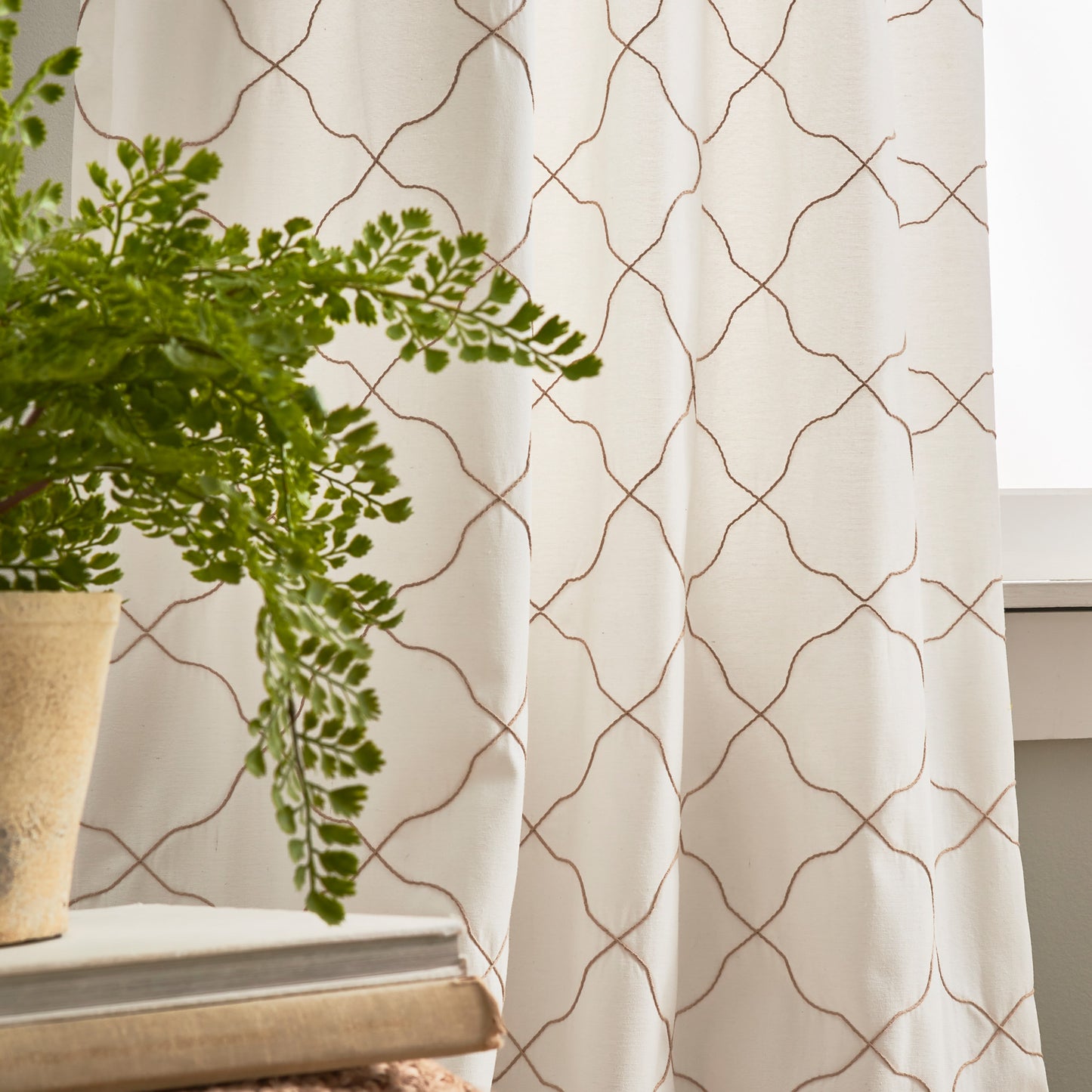 Peri Home Mallorca Embroidery Curtain Panel