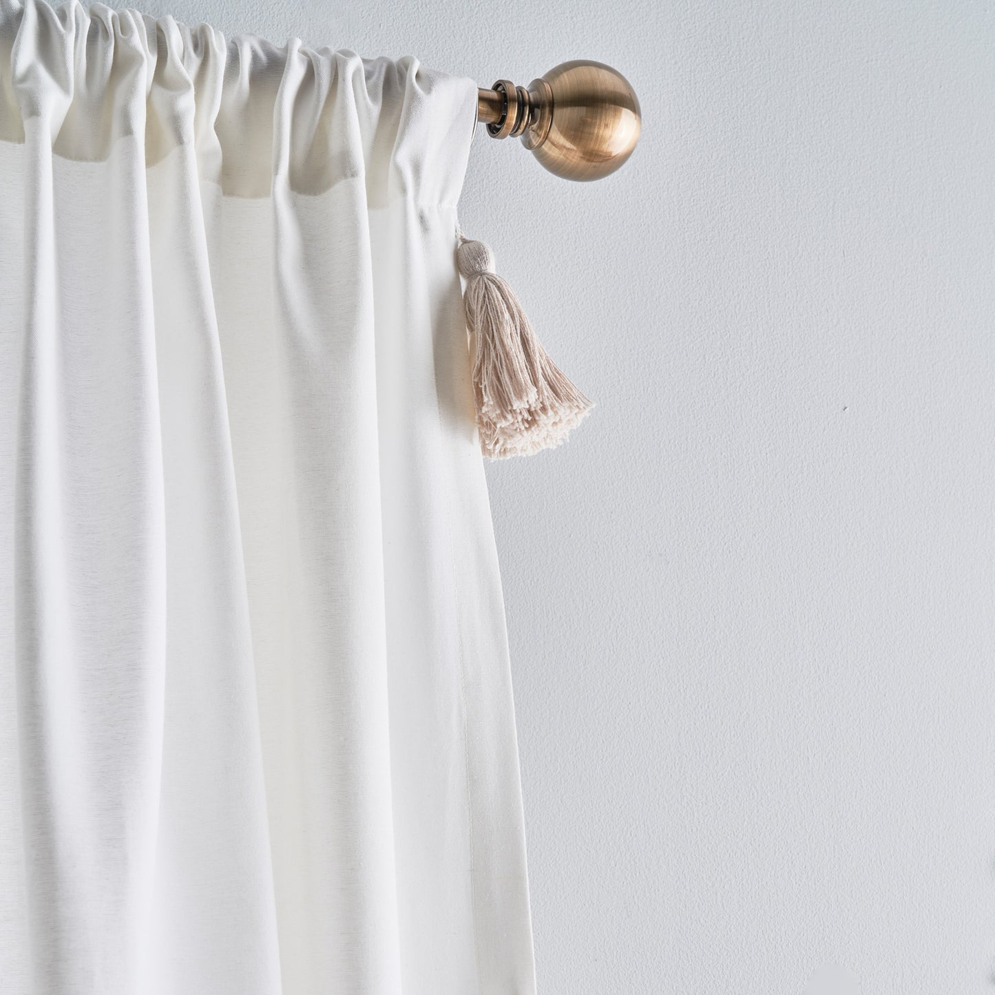 Peri Home Chunky Tassel Curtain Panel