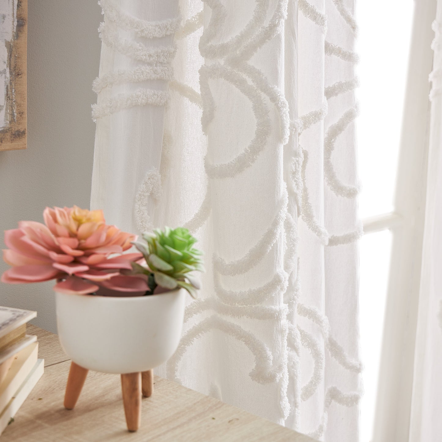 Peri Home Gates Tufted Chenille Curtain Panel