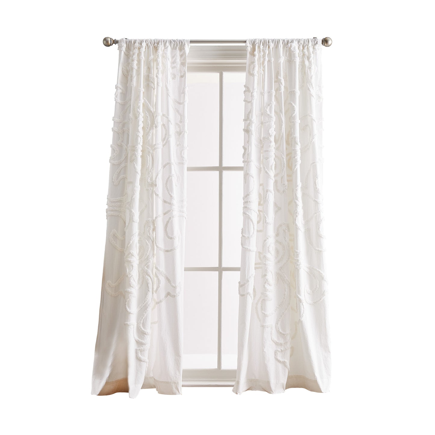 Peri Home Gates Tufted Chenille Curtain Panel