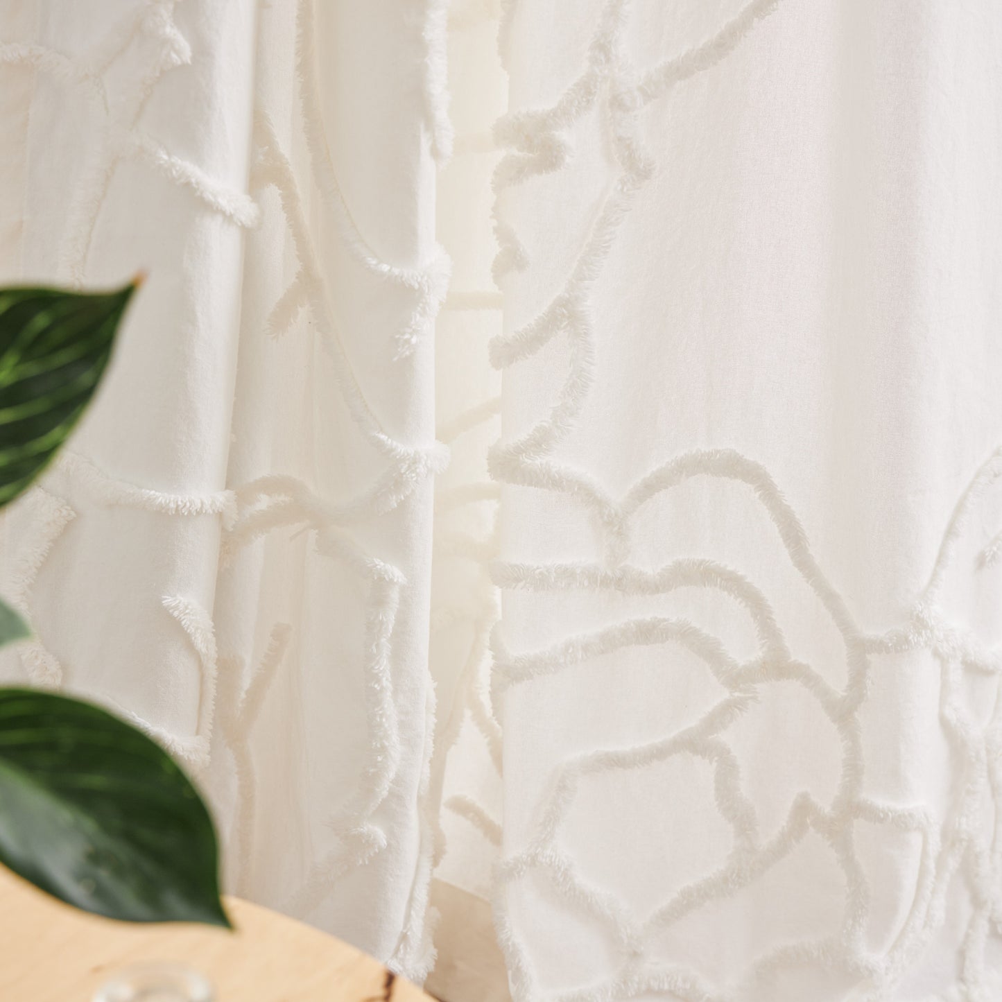 Peri Home Chenille Rose Curtain Panel