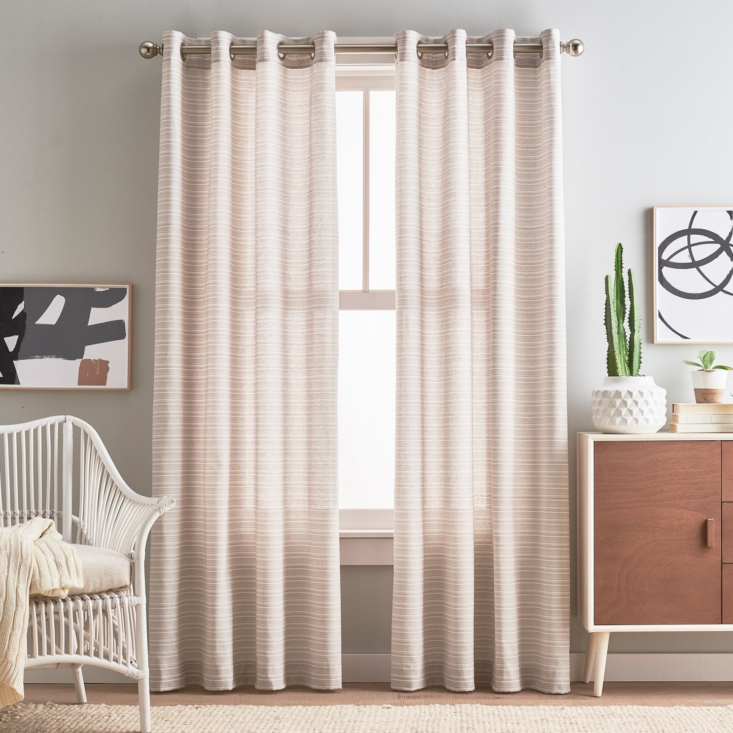 Peri Home Cargo Stripe Curtain Panel