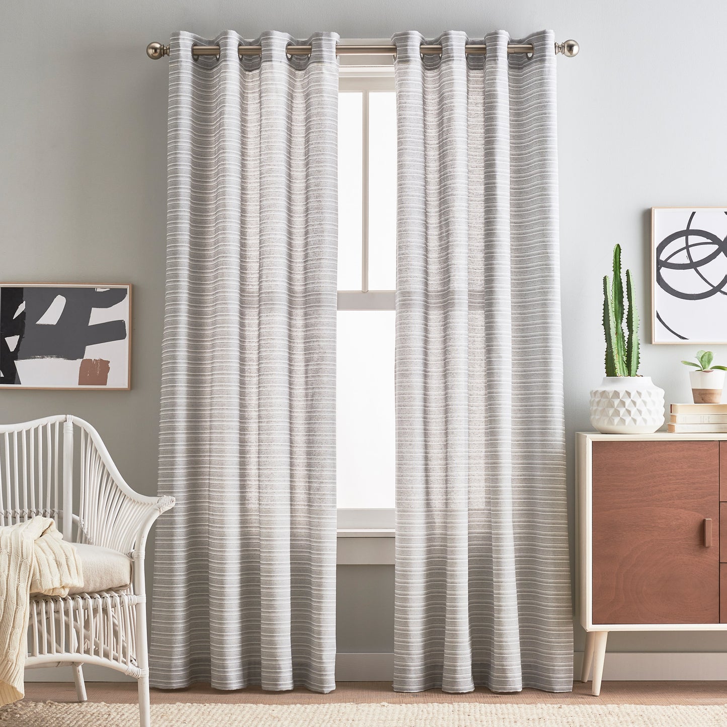 Peri Home Cargo Stripe Curtain Panel