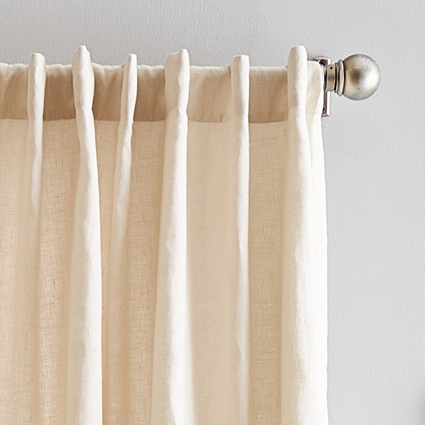 Peri Home 100% Linen Curtain Panel