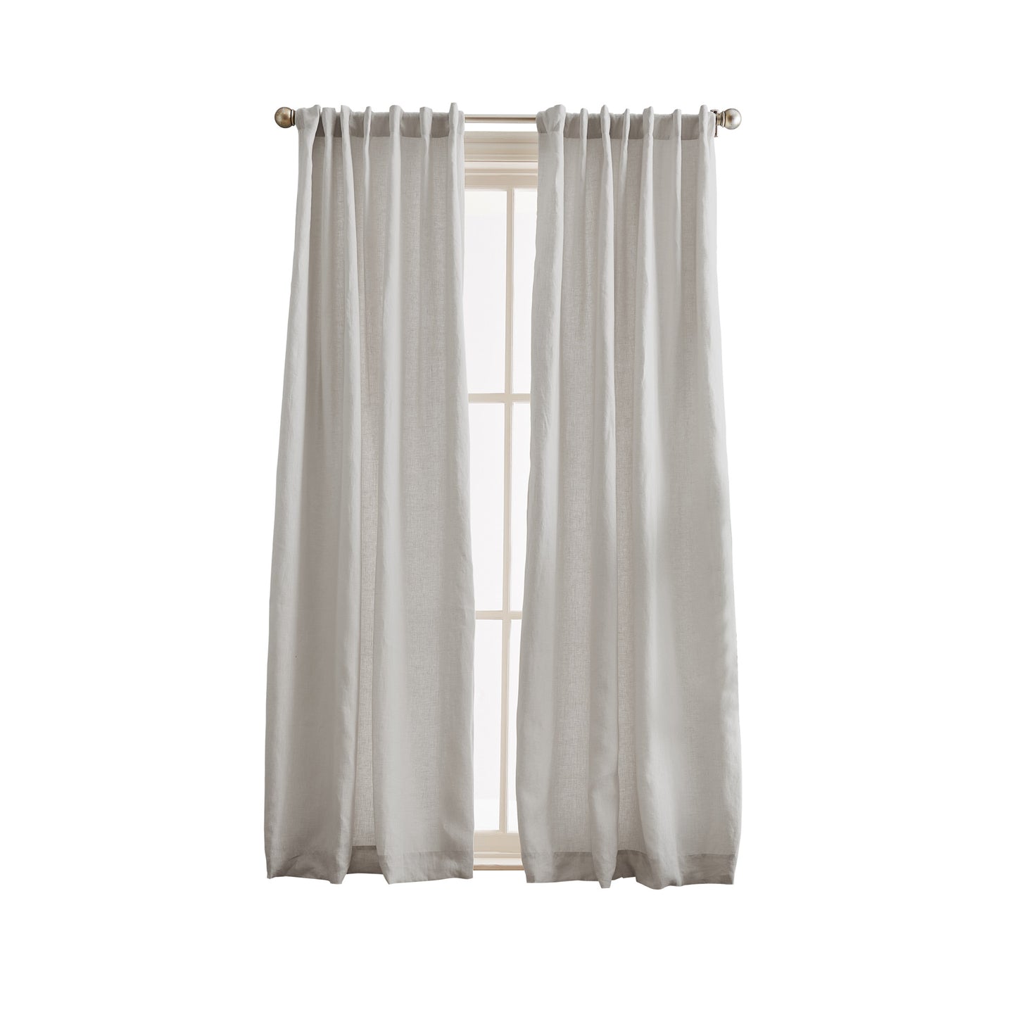 Peri Home 100% Linen Curtain Panel