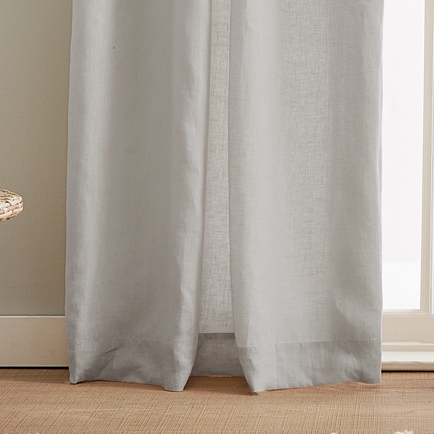 Peri Home 100% Linen Curtain Panel