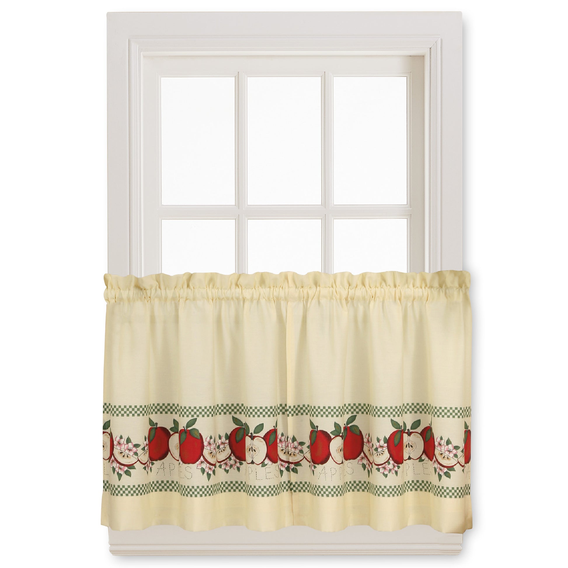 Curtainworks Red Delicious Tier & Valance Set