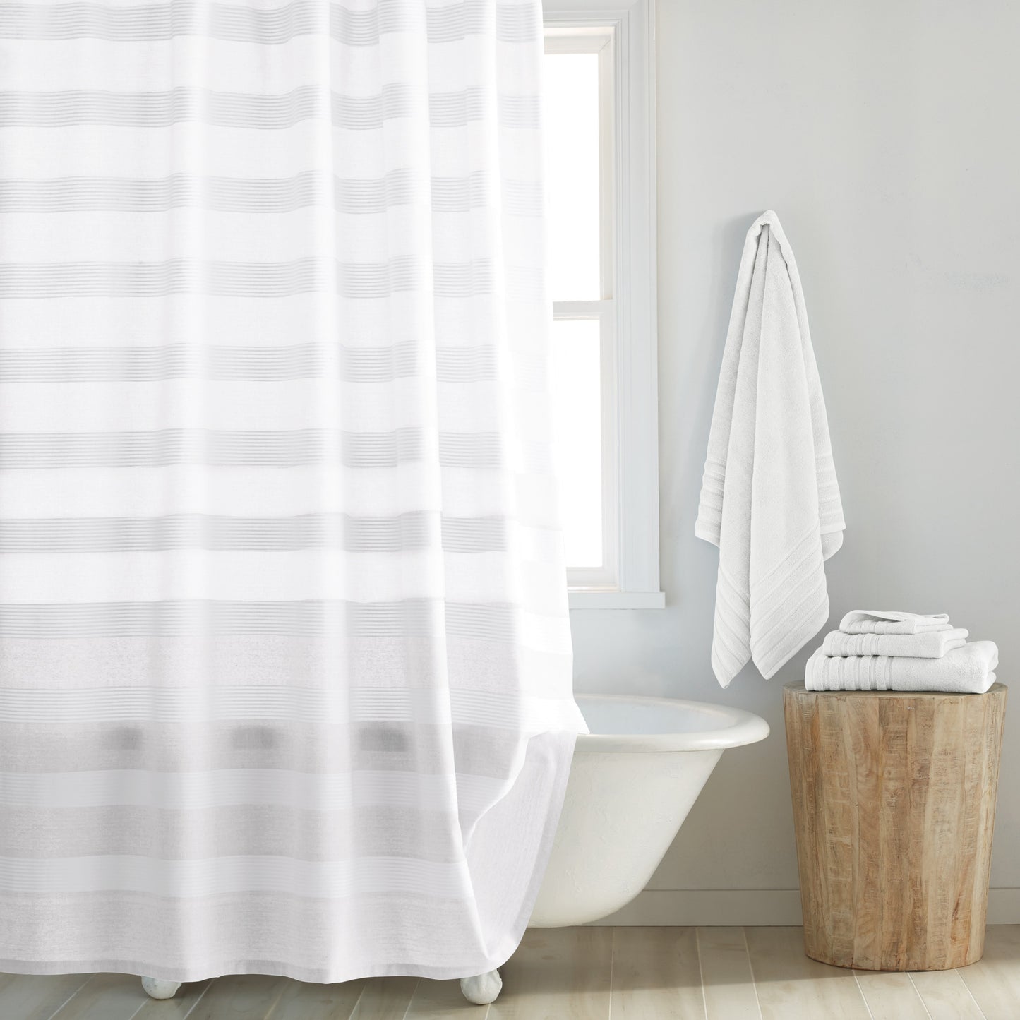 DKNY Highline Stripe Shower Curtain