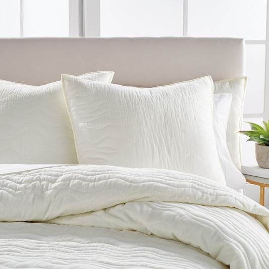 DKNY Cotton Voile Quilt Collection Natural