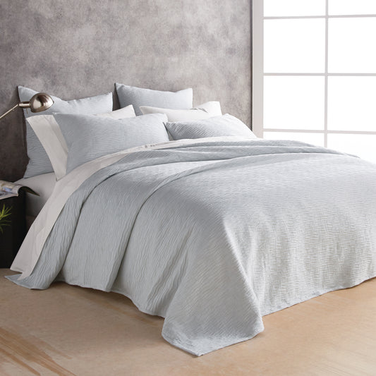 DKNY Stonewash Matelasse Coverlet Grey