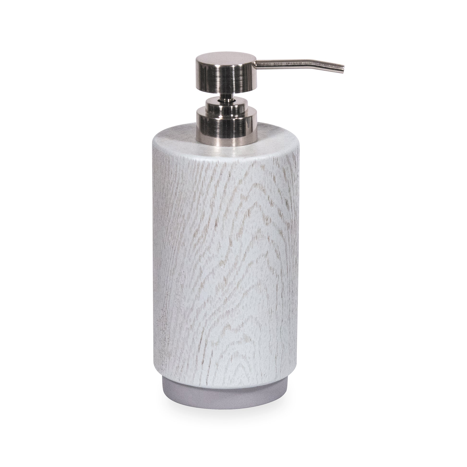 DKNY Grey Wood Accessories Soap Lotion Pump Dispenser