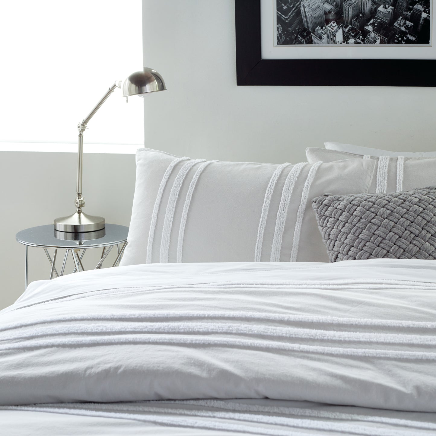 DKNY Chenille Stripe Bedding Comforter Set