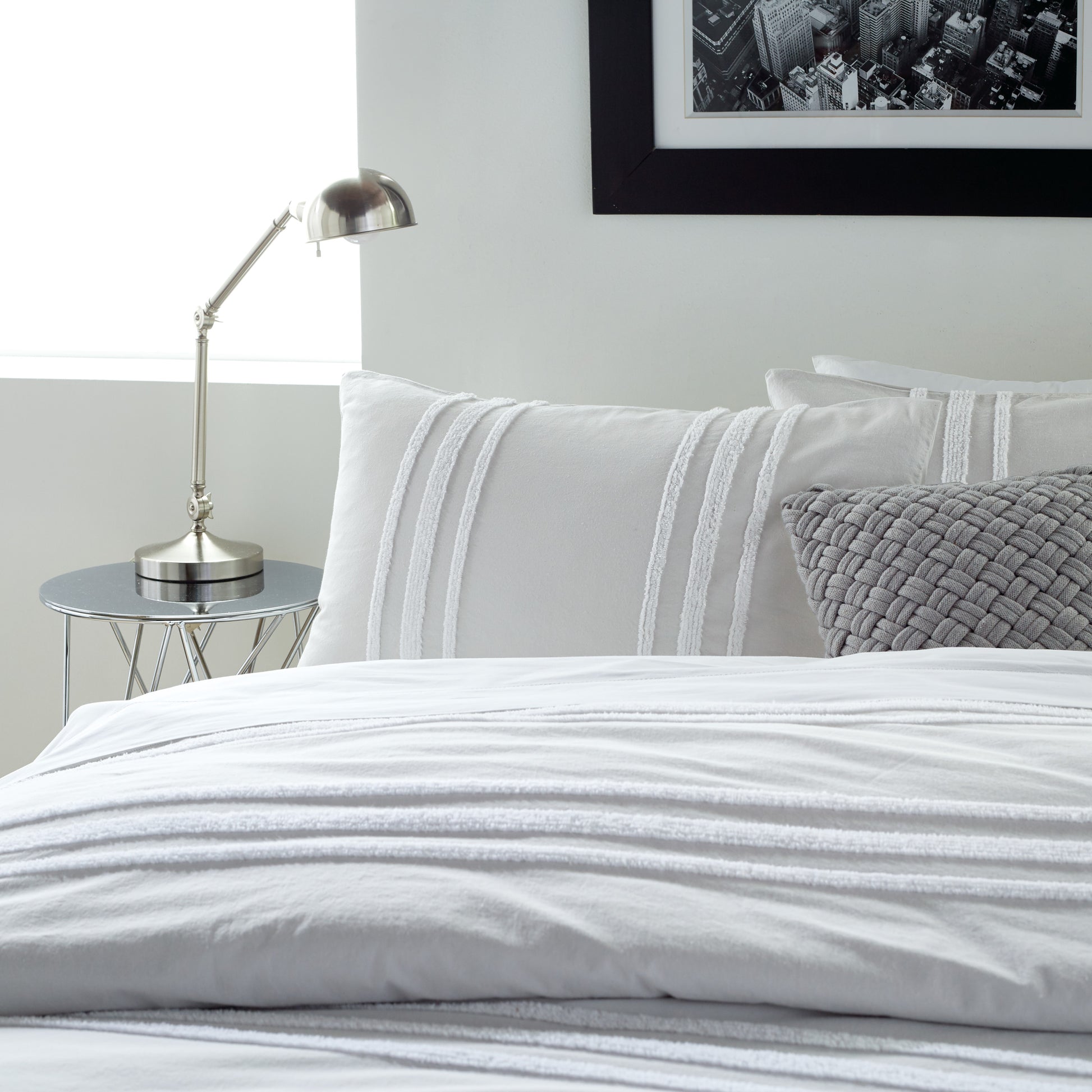 DKNY Chenille Stripe Bedding Comforter Set