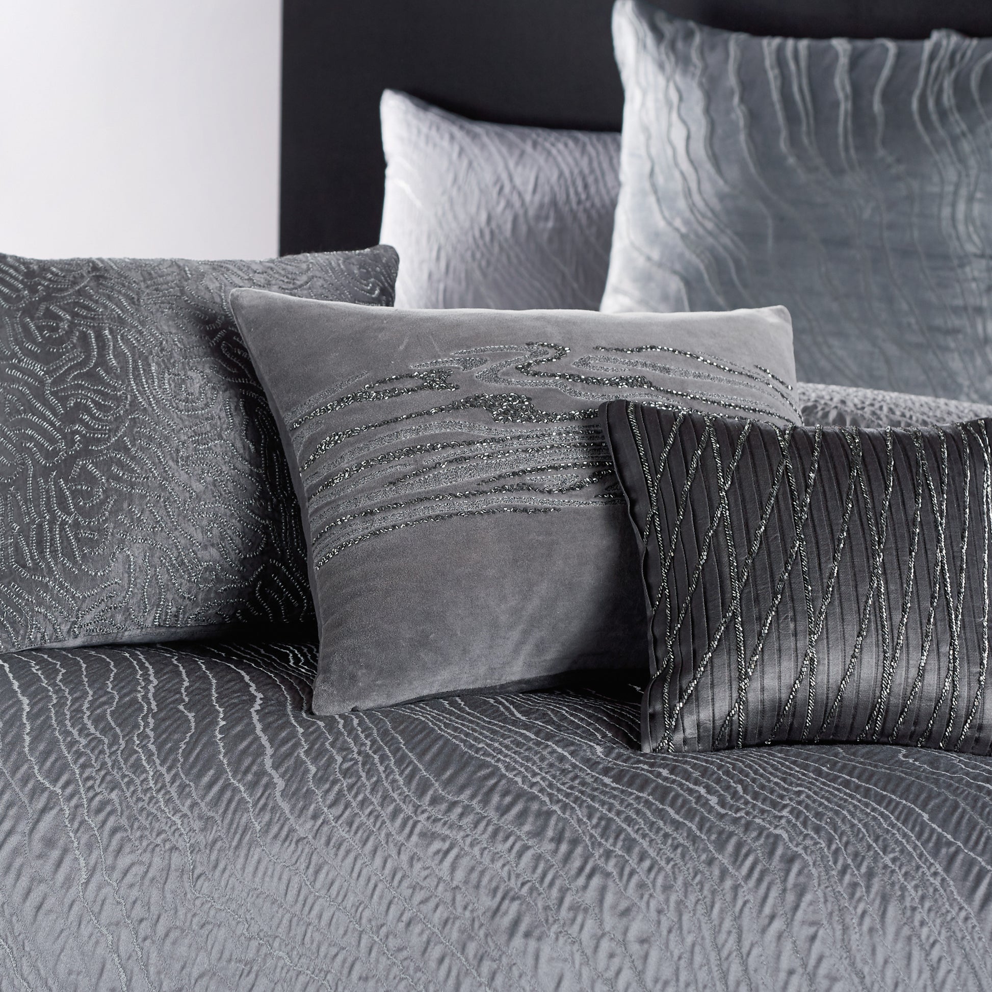 Donna Karan Current Sashiko Decorative Pillow
