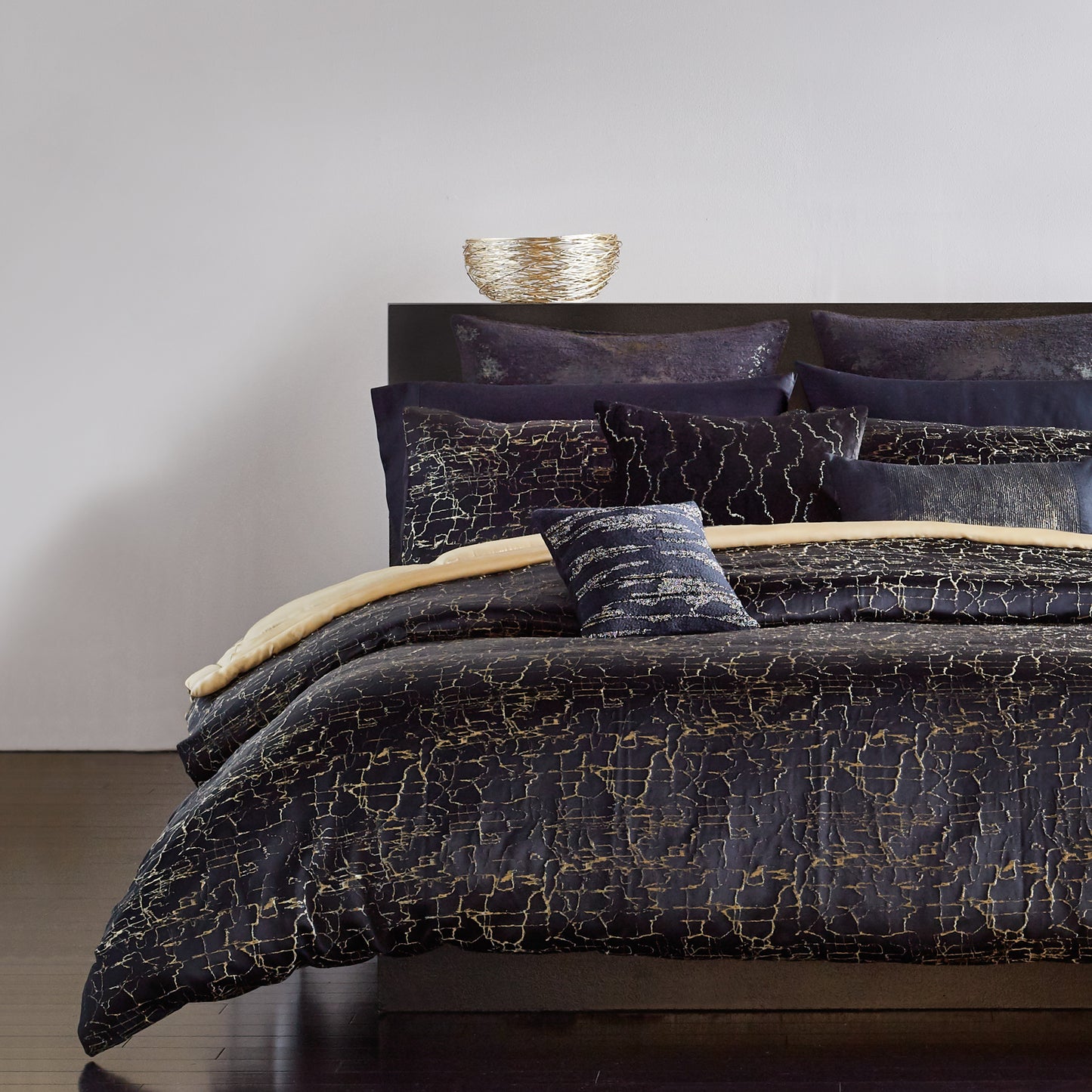 Donna Karan Black Onyx Bedding Collection Decorative Pillow