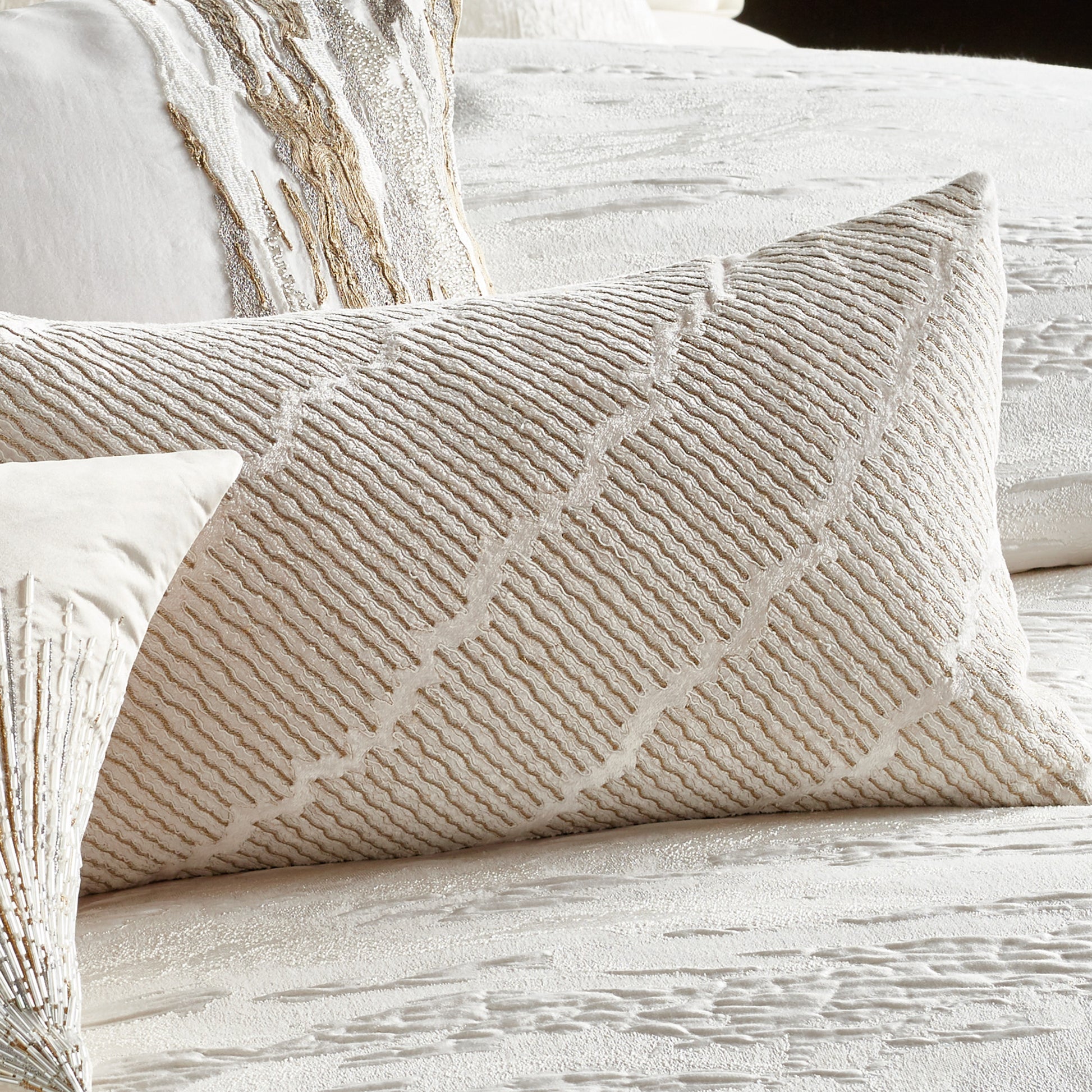 Donna Karan Seduction Embroidered Decorative Pillow Decoratd donna-karan-seduction-embroidered-decorative-pillow-decoratd