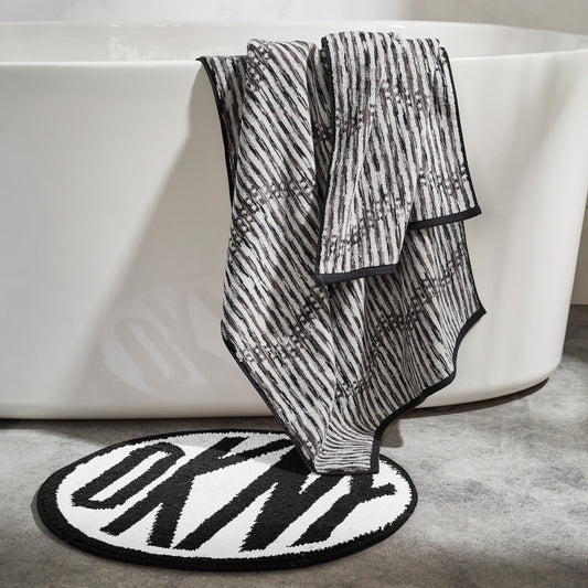 DKNY Dot Chevron Towels