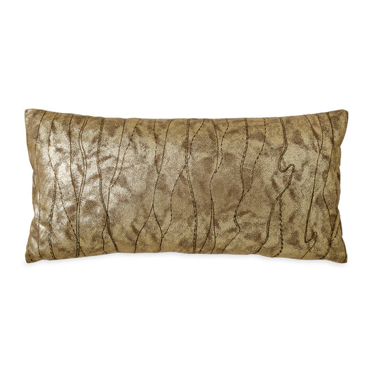 Donna Karan Sanctuary Crackled Texture Decorative Pillow