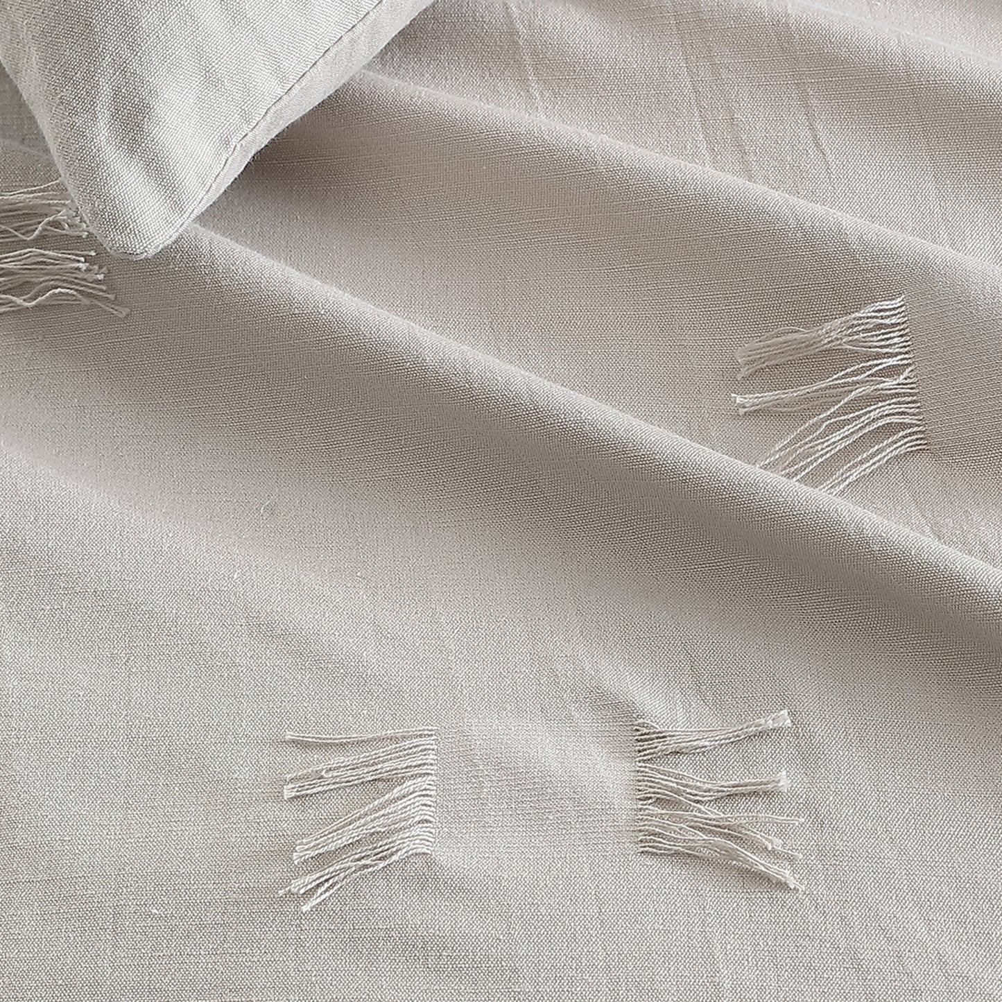 DKNY Textured Fringe Comforter Set