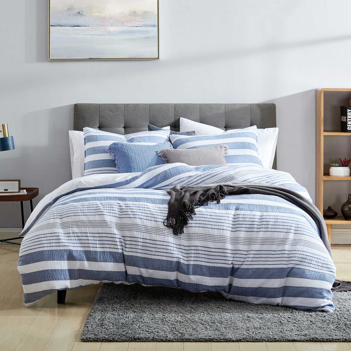 DKNY Comfy Stripe Comforter Set