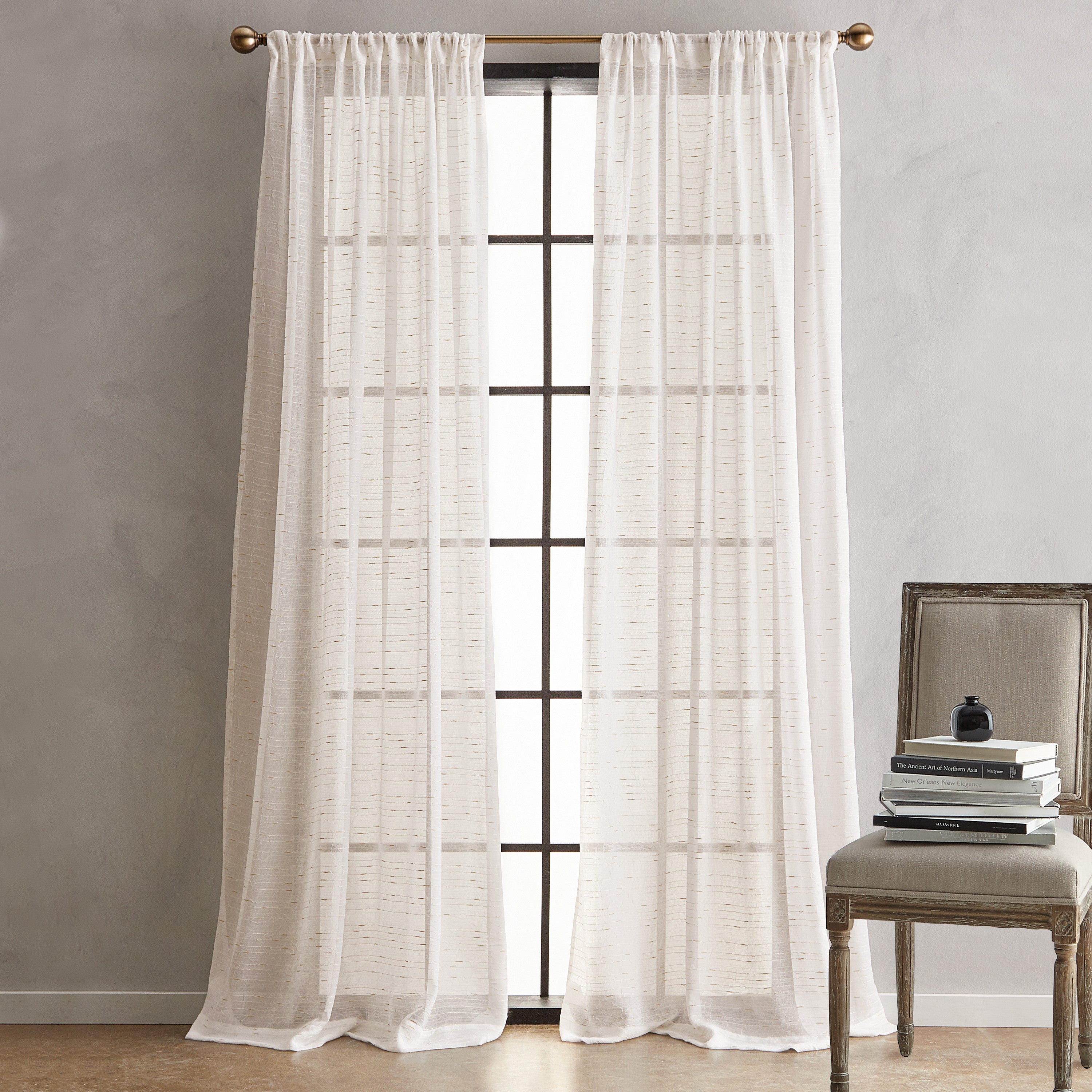 Dkny curtains discount sheer