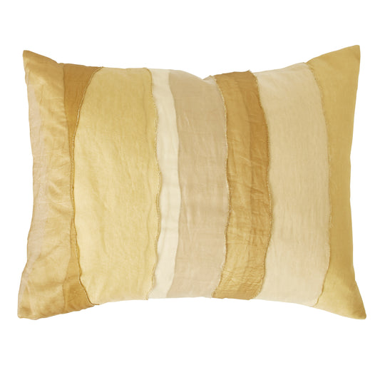 Donna Karan Gilded Sheer Layered Decorative Pillow