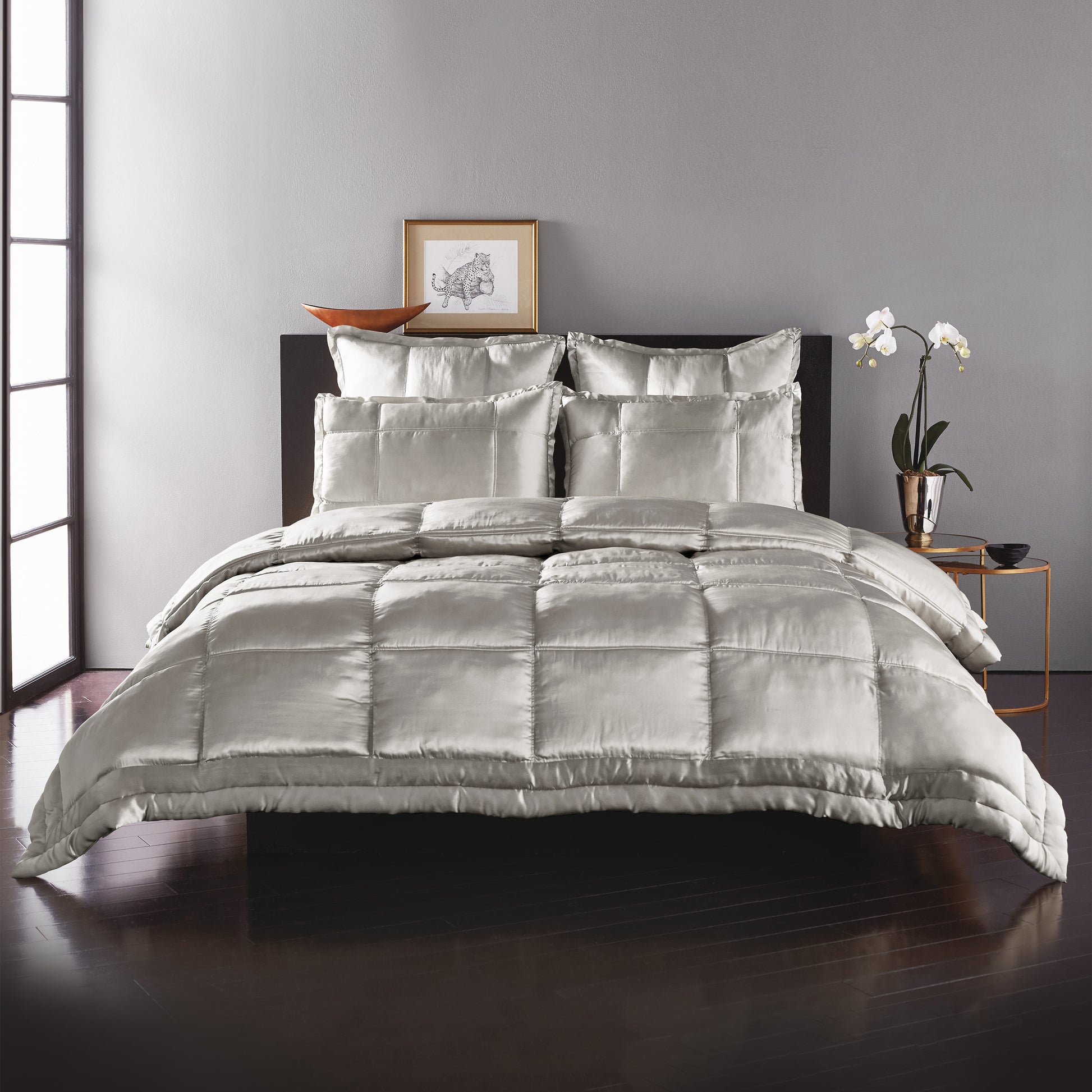 Donna Karan Silk Quilt Collection Gold