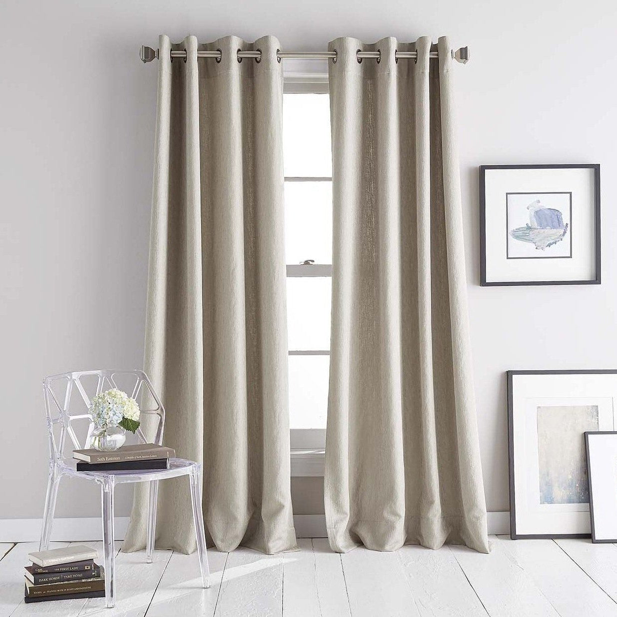 DKNY Avenue Window Curtain Panel Linen