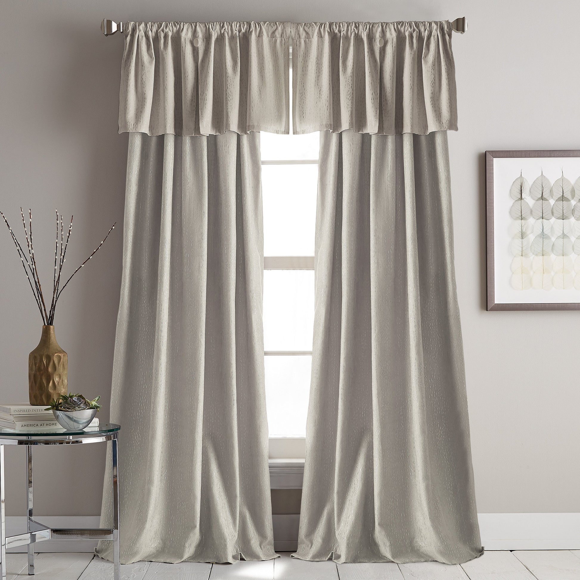 DKNY Urban Melody Window Valance Linen