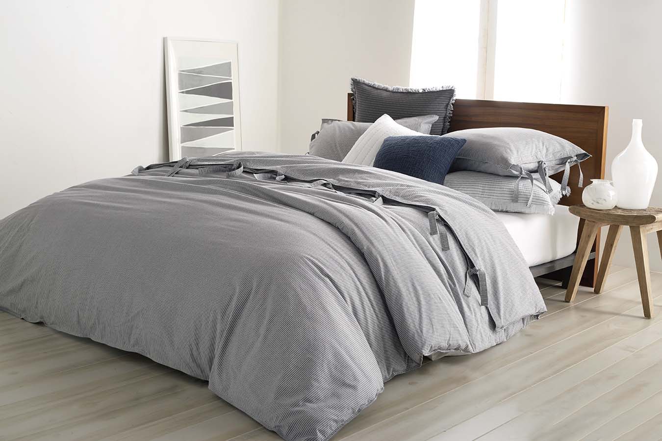 DKNY PURE Stripe Duvet Collection