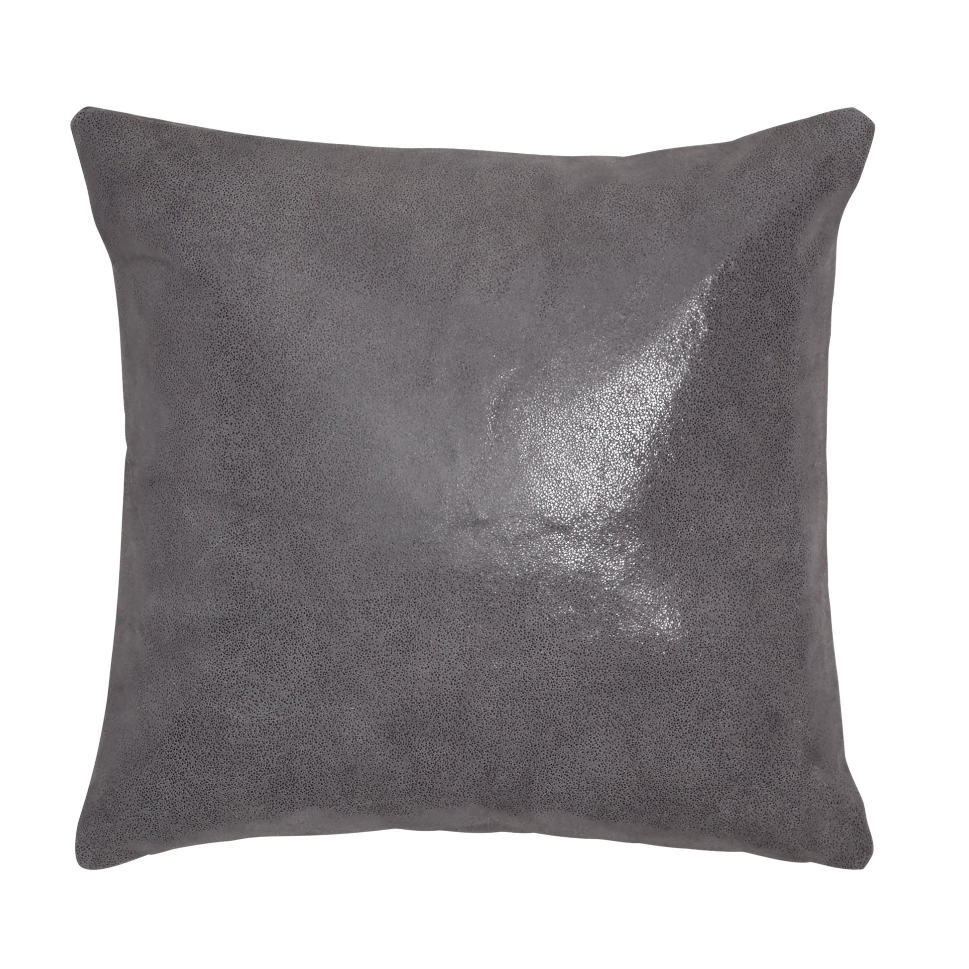 Donna Karan Moonscape Glazed Leather Decorative Pillow