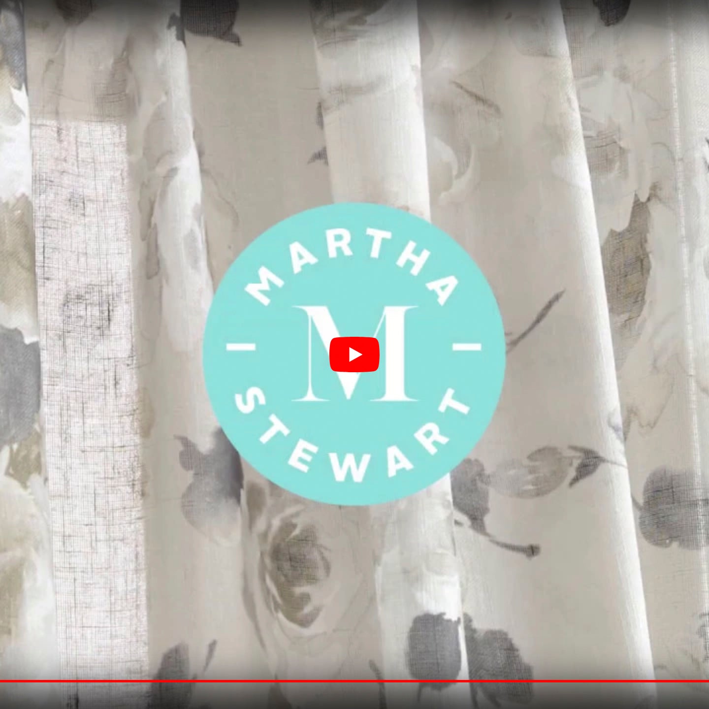 Martha Stewart Annabelle Curtain Panel Linen